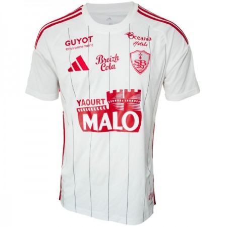 Fotbalové dresy Stade Brestois Venkovní Dres 2025-26 Krátký Rukáv