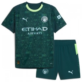 Fotbalové dresy Manchester City Gvardiol 24 EA Sport Dětské Čtvrtý Dres 2025-26 Krátký Rukáv