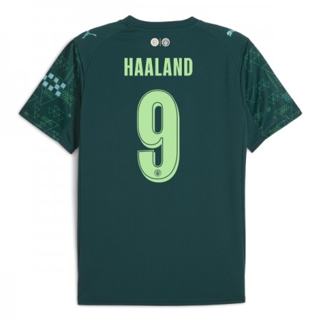 Fotbalové dresy Manchester City Haaland 9 EA Sport Čtvrtý Dres 2025-26 Krátký Rukáv