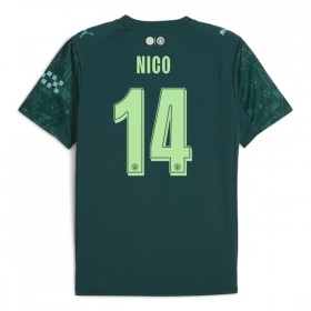 Fotbalové dresy Manchester City Nico 14 EA Sport Čtvrtý Dres 2025-26 Krátký Rukáv