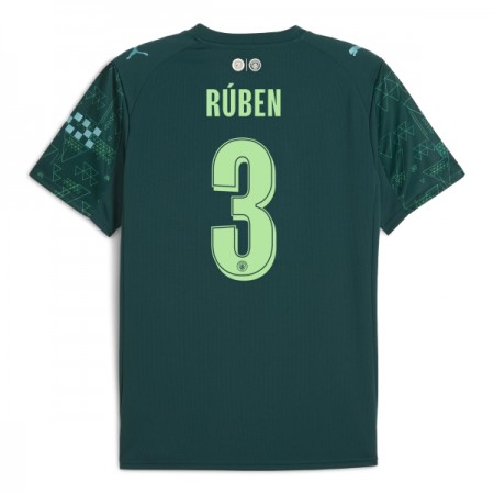 Fotbalové dresy Manchester City Ruben 3 EA Sport Čtvrtý Dres 2025-26 Krátký Rukáv