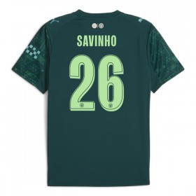 Fotbalové dresy Manchester City Savinho 26 EA Sport Čtvrtý Dres 2025-26 Krátký Rukáv