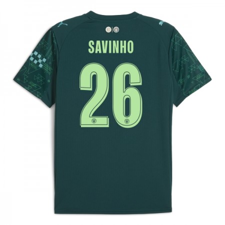 Fotbalové dresy Manchester City Savinho 26 EA Sport Čtvrtý Dres 2025-26 Krátký Rukáv