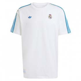Fotbalové dresy Real Madrid Terrace Icons 2025-26 Bílá Krátký Rukáv
