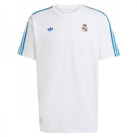 Fotbalové dresy Real Madrid Terrace Icons 2025-26 Bílá Krátký Rukáv