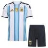 Fotbalové dresy Argentina Dětské Domácí Dres MS 2026 Krátký Rukáv