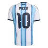 Fotbalové dresy Argentina Messi 10 Domácí Dres MS 2026 Krátký Rukáv
