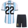 Fotbalové dresy Argentina Lautaro Martinez 22 Dětské Domácí Dres MS 2026 Krátký Rukáv