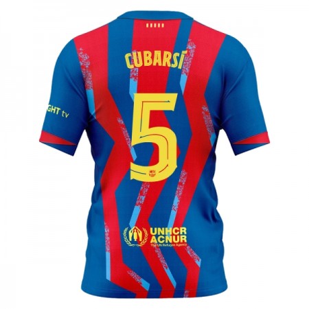 Fotbalové dresy FC Barcelona Cubarsi 5 Čtvrtý Dres 2025-26 Krátký Rukáv