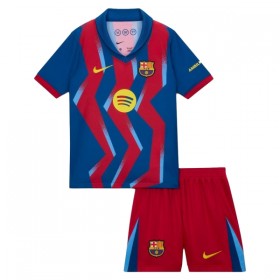 Fotbalové dresy FC Barcelona Dětské Čtvrtý Dres 2025-26 Krátký Rukáv