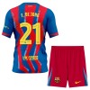 Fotbalové dresy FC Barcelona F. De Jong 21 Dětské Čtvrtý Dres 2025-26 Krátký Rukáv