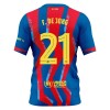 Fotbalové dresy FC Barcelona F. De Jong 21 Dětské Čtvrtý Dres 2025-26 Krátký Rukáv