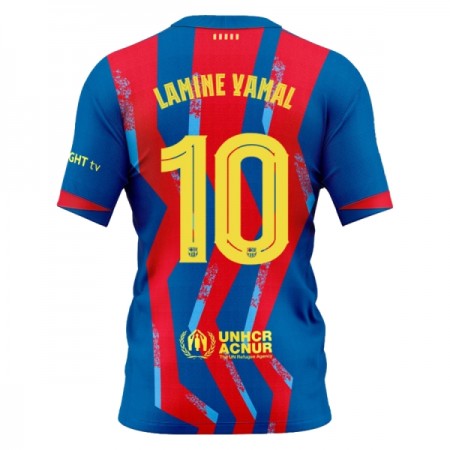 Fotbalové dresy FC Barcelona Lamine Yamal 10 Čtvrtý Dres 2025-26 Krátký Rukáv