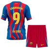 Fotbalové dresy FC Barcelona Lewandowski 9 Dětské Čtvrtý Dres 2025-26 Krátký Rukáv