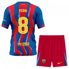 Fotbalové dresy FC Barcelona Pedri 8 Dětské Čtvrtý Dres 2025-26 Krátký Rukáv