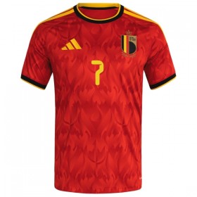 Fotbalové dresy Belgie De Bruyne 7 Dětské Domácí Dres MS 2026 Krátký Rukáv