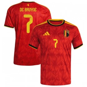 Fotbalové dresy Belgie De Bruyne 7 Domácí Dres MS 2026 Krátký Rukáv