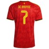 Fotbalové dresy Belgie De Bruyne 7 Domácí Dres MS 2026 Krátký Rukáv
