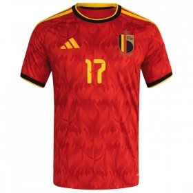 Fotbalové dresy Belgie De Ketelaere 17 Domácí Dres MS 2026 Krátký Rukáv