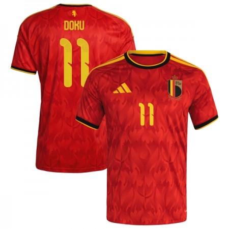 Fotbalové dresy Belgie Doku 11 Domácí Dres MS 2026 Krátký Rukáv