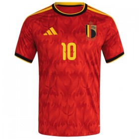 Fotbalové dresy Belgie Lukaku 10 Dětské Domácí Dres MS 2026 Krátký Rukáv