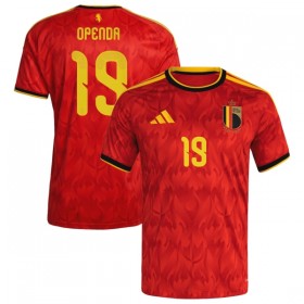 Fotbalové dresy Belgie Openda 19 Domácí Dres MS 2026 Krátký Rukáv