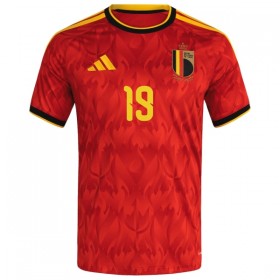 Fotbalové dresy Belgie Openda 19 Domácí Dres MS 2026 Krátký Rukáv