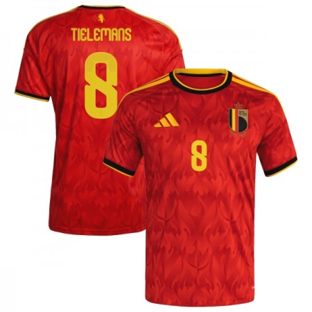 Fotbalové dresy Belgie Tielemans 8 Domácí Dres MS 2026 Krátký Rukáv