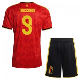 Fotbalové dresy Belgie Trossard 9 Dětské Domácí Dres MS 2026 Krátký Rukáv