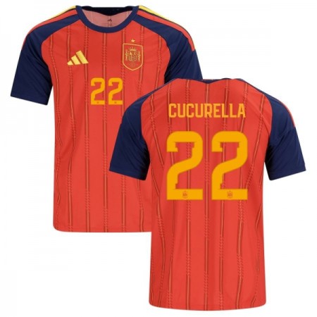 Fotbalové dresy Španělsko Cucurella 22 Domácí Dres MS 2026 Krátký Rukáv