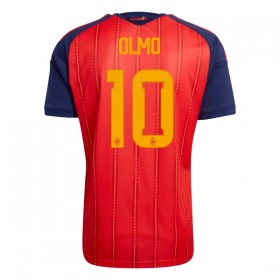 Fotbalové dresy Španělsko Olmo 10 Domácí Dres MS 2026 Krátký Rukáv
