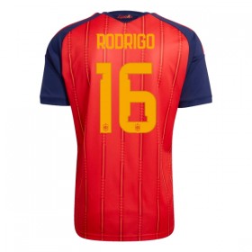 Fotbalové dresy Španělsko Rodrigo 16 Domácí Dres MS 2026 Krátký Rukáv