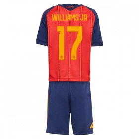 Fotbalové dresy Španělsko Williams JR 17 Dětské Domácí Dres MS 2026 Krátký Rukáv