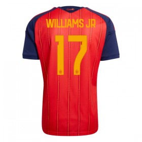 Fotbalové dresy Španělsko Williams JR 17 Domácí Dres MS 2026 Krátký Rukáv