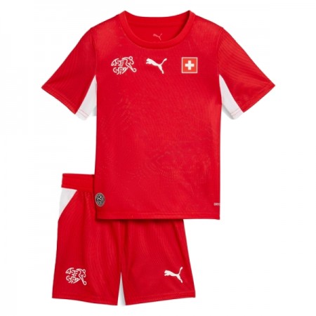Fotbalové dresy Švýcarsko Dětské Domácí Dres MS 2026 Krátký Rukáv