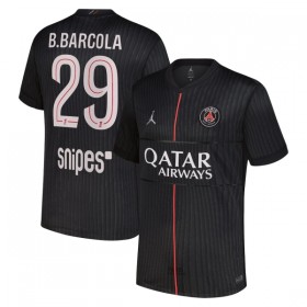 Fotbalové dresy Paris Saint-Germain B. Barcola 29 Jordan Čtvrtý Dres 2025-26 Krátký Rukáv