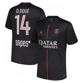 Fotbalové dresy Paris Saint-Germain D. Doue 14 Jordan Čtvrtý Dres 2025-26 Krátký Rukáv