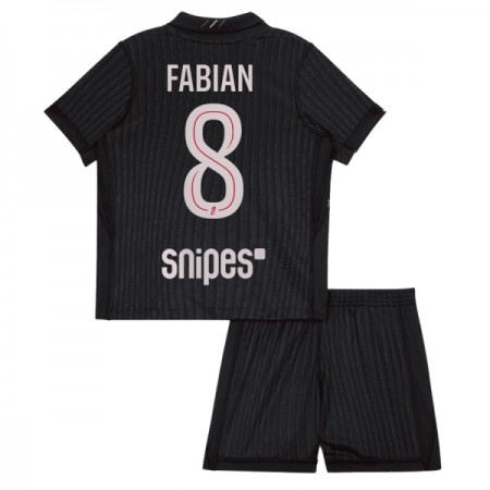 Fotbalové dresy Paris Saint-Germain Fabian 8 Jordan Dětské Čtvrtý Dres 2025-26 Krátký Rukáv