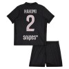Fotbalové dresy Paris Saint-Germain Hakimi 2 Jordan Dětské Čtvrtý Dres 2025-26 Krátký Rukáv Fotbalové dresy Paris Saint-Germain Hakimi 2 Jordan Dětské Čtvrtý Dres 2025-26 Krátký Rukáv
