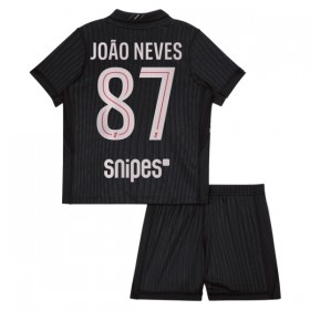 Fotbalové dresy Paris Saint-Germain Joao Neves 87 Jordan Dětské Čtvrtý Dres 2025-26 Krátký Rukáv
