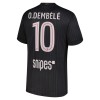 Fotbalové dresy Paris Saint-Germain O. Dembele 10 Jordan Čtvrtý Dres 2025-26 Krátký Rukáv