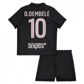 Fotbalové dresy Paris Saint-Germain O. Dembele 10 Jordan Dětské Čtvrtý Dres 2025-26 Krátký Rukáv