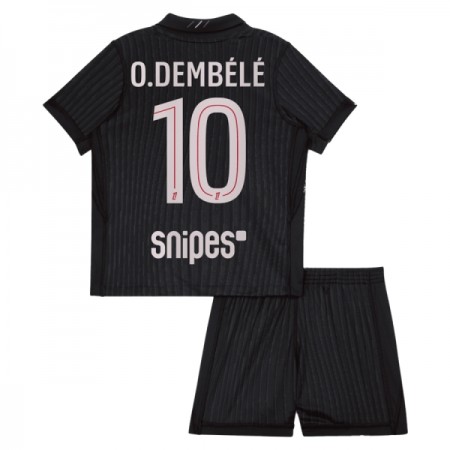 Fotbalové dresy Paris Saint-Germain O. Dembele 10 Jordan Dětské Čtvrtý Dres 2025-26 Krátký Rukáv