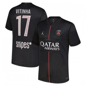 Fotbalové dresy Paris Saint-Germain Vitinha 17 Jordan Čtvrtý Dres 2025-26 Krátký Rukáv