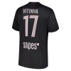 Fotbalové dresy Paris Saint-Germain Vitinha 17 Jordan Čtvrtý Dres 2025-26 Krátký Rukáv