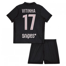 Fotbalové dresy Paris Saint-Germain Vitinha 17 Jordan Dětské Čtvrtý Dres 2025-26 Krátký Rukáv