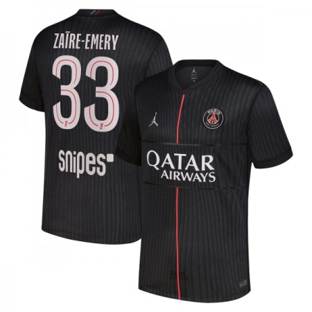 Fotbalové dresy Paris Saint-Germain Zaire-Emery 33 Jordan Čtvrtý Dres 2025-26 Krátký Rukáv