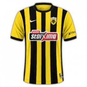 Fotbalové dresy AEK Athens Domácí Dres 2025-26 Krátký Rukáv