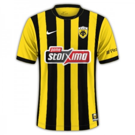 Fotbalové dresy AEK Athens Domácí Dres 2025-26 Krátký Rukáv