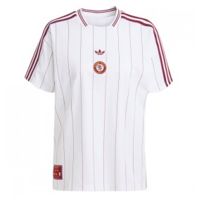 Fotbalové dresy Aston Villa Terrace Icons 2025-26 Krátký Rukáv